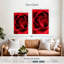 Harnek, gros plan, vue, rose rouge-108389854