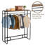 Garment Storage Rack with Shelf