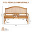 Banc de jardin en bois massif Hele