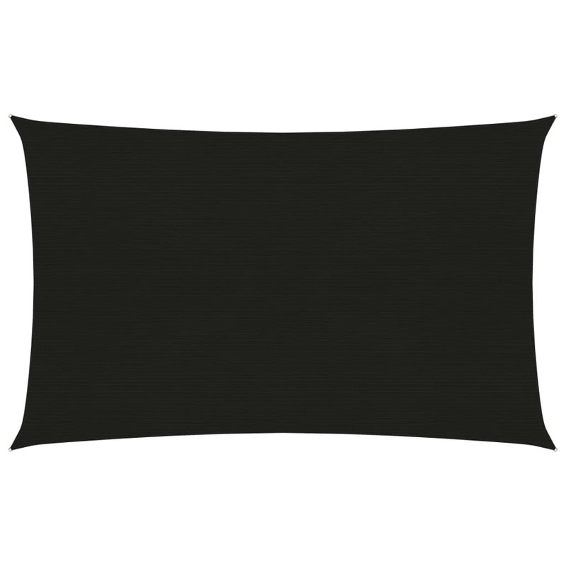 Dakota Fields 450cm W x 200cm D Plastic Cover Retractable Freestanding Awning, Black