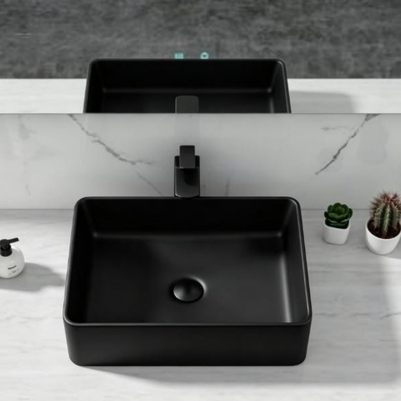 Bathroom Sink Vessel Sink Black - 2211