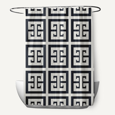 Geometric Shower Curtain
