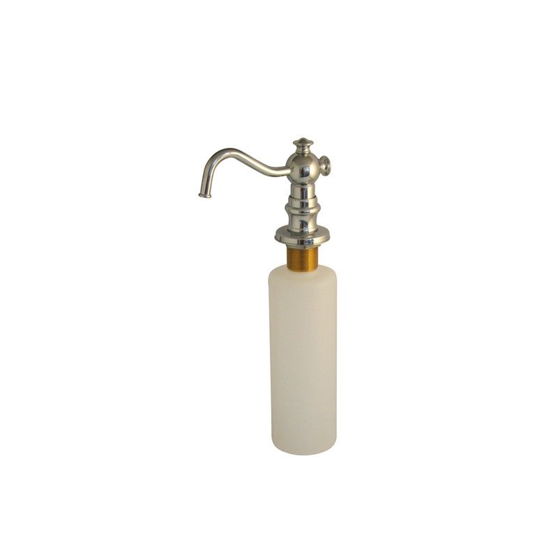 Decorative Soap Dispenser, Polished Chrome