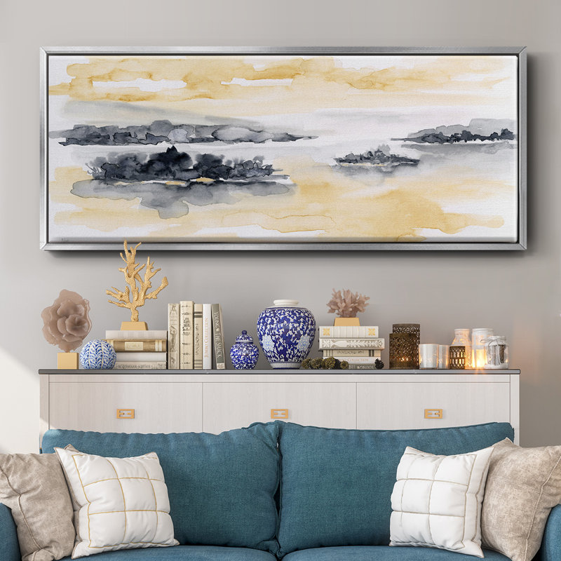 Whispering Wind I- Framed Canvas