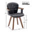 Karez 21.2" W Faux Leather Swivel Modern Dining Chair-1958973357
