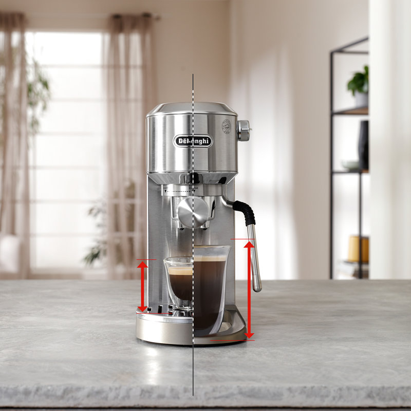 Espresso Machine Cold Brew Maker with Milk Frother, Stainless