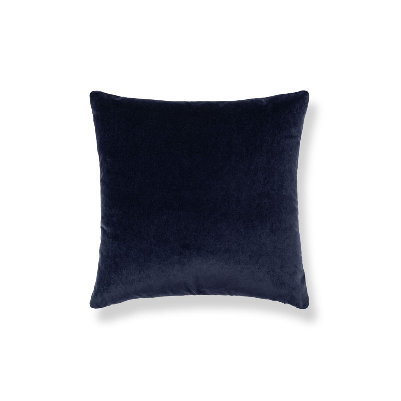 KELMESCOTT / AURORA PILLOW, 22" H x 22" W, Square, Leaf/Ivory/Navy Toile