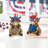 Set Of 2 Patriotic/ Americana Highland Cow Table Decor