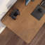 Brown L-Shaped Solid Wood desk-1585387914-1585387917