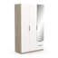 Nikkolaus 3 Door Manufactured Wood Wardrobe-668975781