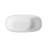 Freestanding Solid Surface Soaking Bathtub Matte White