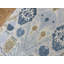 Tapis unique en laine noué à la main bleu / vert 8 pi x 9 pi 9 po Mahmood