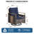Melvarn Outdoor Patio Wicker Swivel Chair Set Of 2 With Cushions And Wood-look Finish-72581343