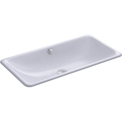 Iron Plains Trough Rectangle Drop-in/under-mount Bathroom Sink