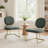Striking Armless Accent Chair-1343706213