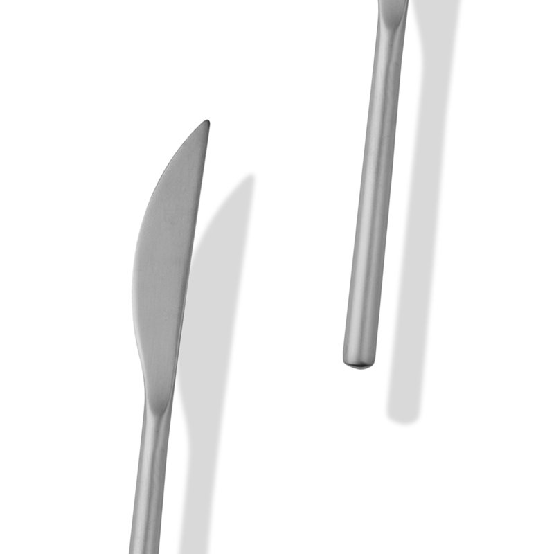 Mercer41 Stainless Steel Flatware Set, Ice Silver