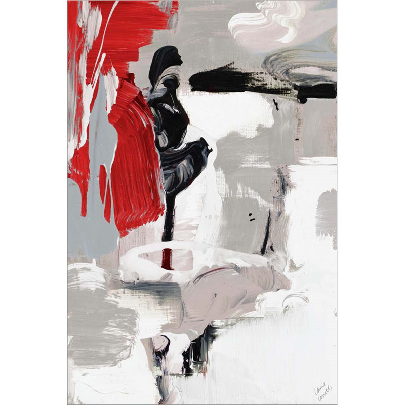 «Splash Of Red I» par Lanie Loreth, art mural encadré