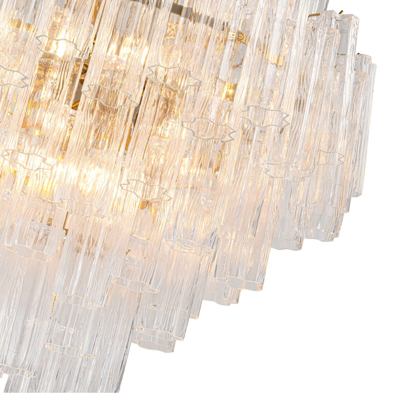20 - Light Glass LED Chandelier
