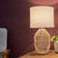 Tonnele Wicker/Rattan Table Lamp-1884717711