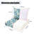 Fade Resistant Outdoor Chair Cushions Set Of 4, 25.6X25.6 Deep Seat Patio Cushions, 28D High Resilience Foam Replacement Patio Chair Cushions Set Of 4 With Removable Cover For Sofa, Adirondack Chair, Sectional,Ball Flowers-124950017-124950032