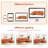 Modular Sectional Sofa With Movable Ottoman