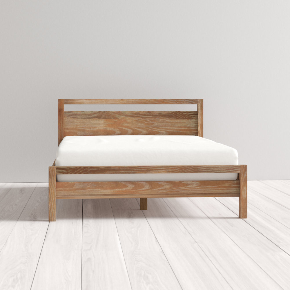 Loft Pine Bed, Full, Weathered Pine
