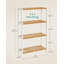 60 cm W Bamboo / Rattan Shelving Unit-682319184