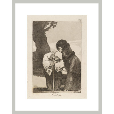 Chiton. (Hush.) Par Francisco de Goya, impression giclée sur cadre
