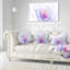 3D bleu surréel - coussin abstrait imprimé-89134060-89134059