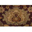 Tapis oriental floral mauve et doré 9 x 12