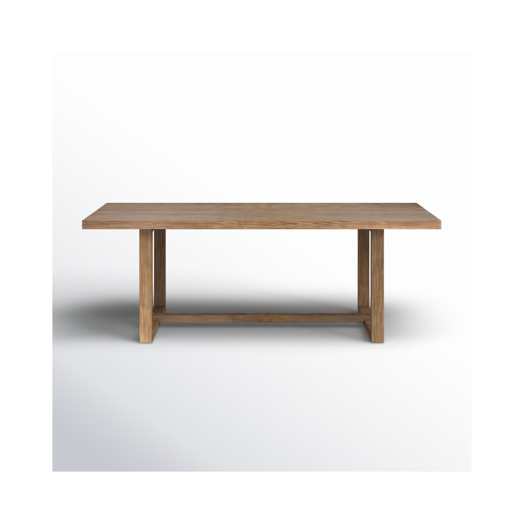 Aerilyn 82" Solid Wood Dining Table