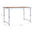 Hahira 120cm Rectangular Adjustable Folding Table