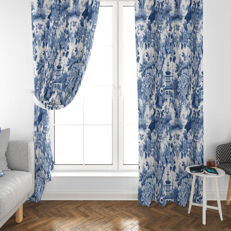 Paire de rideaux obscurcissant en polyester Keren, L 20 po x L 52 po