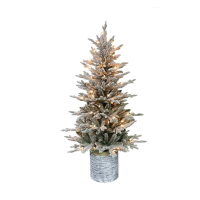 Arbre de Noël artificiel illuminé 54 pi Ireene - support inclus