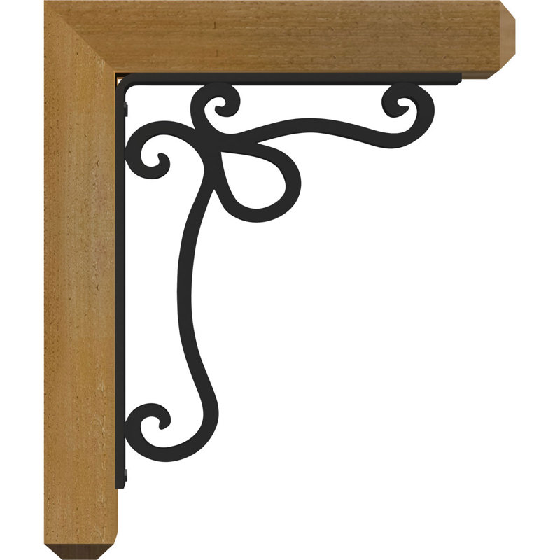 Support triple Ironcrest de 4 po d'épaisseur Orleans, H 20 po x P 18 po, Cèdre rouge de l'Ouest l 3 1/2 po x T 4 po (lisse