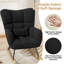 Modern Rocking Chair Cozy and Stylish Armchair for Living Room, Nursery, or Bedroom-1556507849