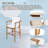 6 - Piece Solid Acacia Wood Outdoor Dining Set With Cushions