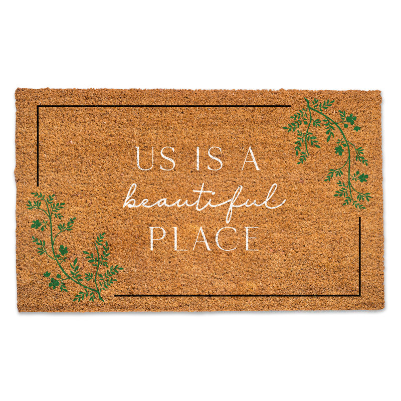 Us Beautiful Place Door Mat
