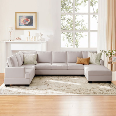 Dalisa Upholstered U-Shaped Sectional Left Hand Facing