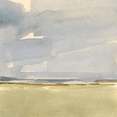 «Distant Boundary I» par Victoria Barnes - impression sur toile tendue