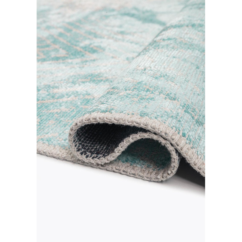 Rigden Vintage Look Hand Loom Indoor / Outdoor Area Rug, Rectangle 5'3" x 7'6"