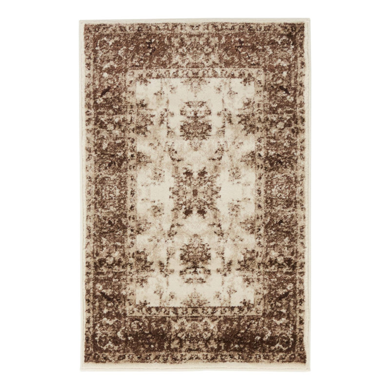 Anah Oriental Cream Rug, Rectangle 3'3" x 5'3"
