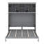 Queen Size Murphy Bed With Top Shelves & USB-972517231
