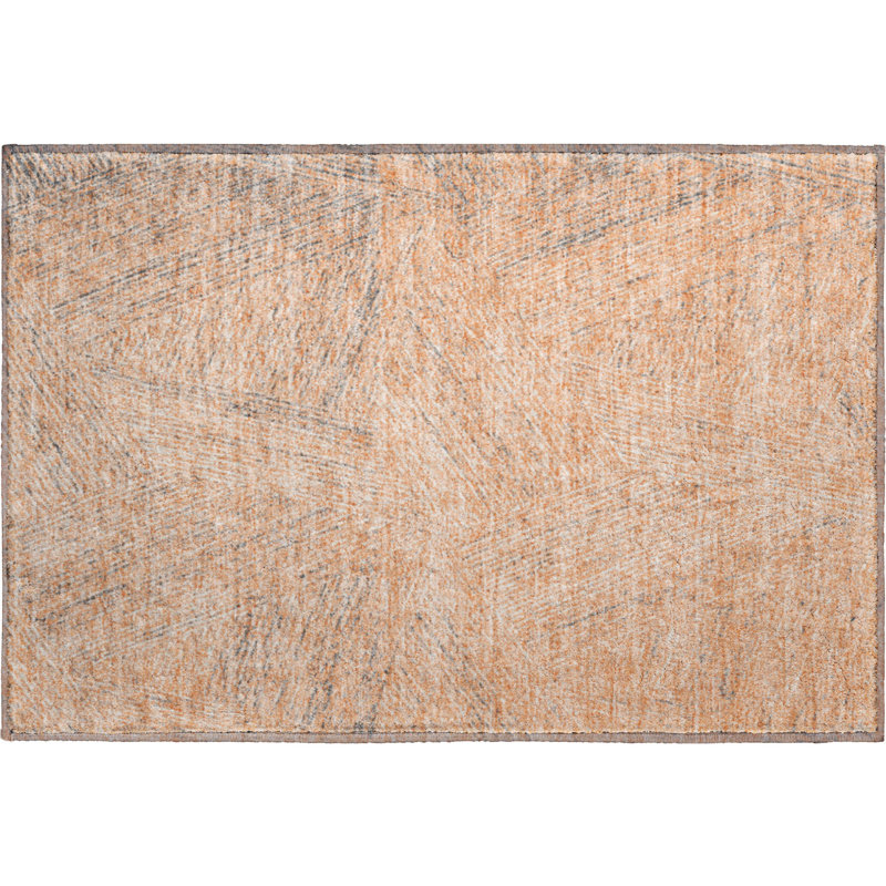 Premium Machine Washable Finchley AMF991 Lines Rug, Rectangle 1'8" x 2'6"