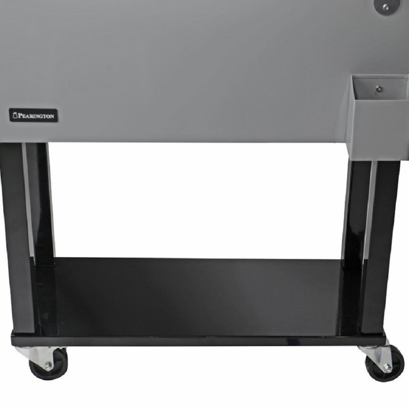 Pearington 80 Quarts Serving Station / Cart Cooler with wheels