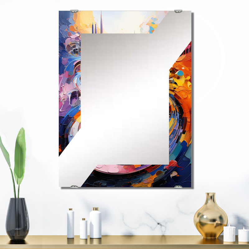 Miroir mural Robertson - Race Tracks MIR135842, 32 po x 24 po