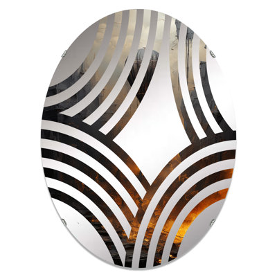 Miroir décoratif foncé foncé Mystery Journey III - Baptist Fan - MIR113889-Ovale
