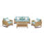 Milana Outdoor 4 - Piece Conversation Set-1787069044