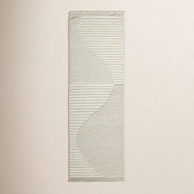 Alar Ivory Hand-Woven Wool Rug
