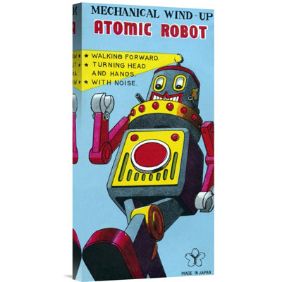 " Mechanical Wind-Up Atomic Robot " by Retrobot